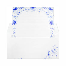 Load image into Gallery viewer, Stationery Paper and Envelopes Set Blue Rose | lst-238