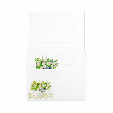 Load image into Gallery viewer, Mini Note Cards and Envelopes Set Fujico Rose | mml-001