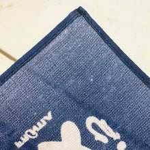 Load image into Gallery viewer, Cotton Handkerchief Sushi Characters (White Characters) | hkc-001