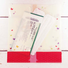 Load image into Gallery viewer, Ticket Folder Butterflies Fluttering | cf-103