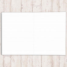 Load image into Gallery viewer, Accordian Fold Notebook A5 Black and Yellow 7mm Ruled | cho-039