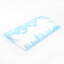 Load image into Gallery viewer, Antibacterial Mask Case Clouds and Silhouette | cf-107