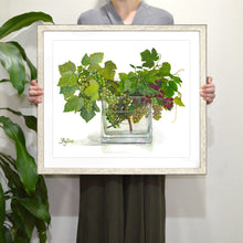 Load image into Gallery viewer, Fujico Framed Print, Flower Art Print, Digital Poster, Exhibition Poster, Wall Art Decor, Flower Print, Watercolor, A-33, M | prt-01