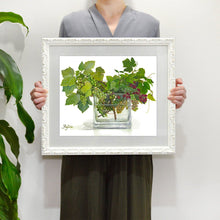 Load image into Gallery viewer, Fujico Framed Print, Flower Art Print, Digital Poster, Exhibition Poster, Wall Art Decor, Flower Print, Watercolor, A-33, S | prt-14