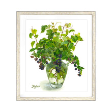 Load image into Gallery viewer, Fujico Framed Print, Flower Art Print, Digital Poster, Exhibition Poster, Wall Art Decor, Flower Print, Watercolor, C-2, M | prt-02