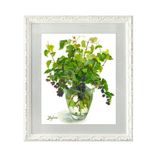 Load image into Gallery viewer, Fujico Framed Print, Flower Art Print, Digital Poster, Exhibition Poster, Wall Art Decor, Flower Print, Watercolor, C-2, S | prt-15