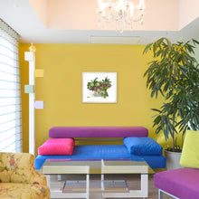 Load image into Gallery viewer, Fujico Framed Print, Flower Art Print, Digital Poster, Exhibition Poster, Wall Art Decor, Flower Print, Watercolor, C-33, M | prt-03