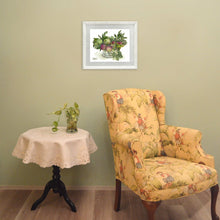 Load image into Gallery viewer, Fujico Framed Print, Flower Art Print, Digital Poster, Exhibition Poster, Wall Art Decor, Flower Print, Watercolor, C-33, S | prt-16