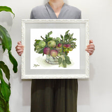 Load image into Gallery viewer, Fujico Framed Print, Flower Art Print, Digital Poster, Exhibition Poster, Wall Art Decor, Flower Print, Watercolor, C-33, S | prt-16