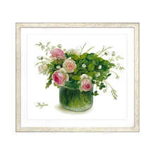 Load image into Gallery viewer, Fujico Framed Print, Flower Art Print, Digital Poster, Exhibition Poster, Wall Art Decor, Flower Print, Watercolor, FS-7, M | prt-04