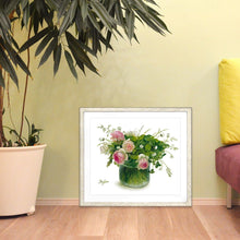 Load image into Gallery viewer, Fujico Framed Print, Flower Art Print, Digital Poster, Exhibition Poster, Wall Art Decor, Flower Print, Watercolor, FS-7, M | prt-04