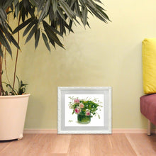 Load image into Gallery viewer, Fujico Framed Print, Flower Art Print, Digital Poster, Exhibition Poster, Wall Art Decor, Flower Print, Watercolor, FS-7, S | prt-17