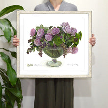 Load image into Gallery viewer, Fujico Framed Print, Flower Art Print, Digital Poster, Exhibition Poster, Wall Art Decor, Flower Print, Watercolor, H-15, M | prt-05