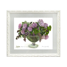 Load image into Gallery viewer, Fujico Framed Print, Flower Art Print, Digital Poster, Exhibition Poster, Wall Art Decor, Flower Print, Watercolor, H-15, S | prt-18