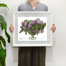 Load image into Gallery viewer, Fujico Framed Print, Flower Art Print, Digital Poster, Exhibition Poster, Wall Art Decor, Flower Print, Watercolor, H-15, S | prt-18