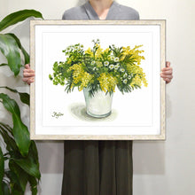 Load image into Gallery viewer, Fujico Framed Print, Flower Art Print, Digital Poster, Exhibition Poster, Wall Art Decor, Flower Print, Watercolor, K-33, M | prt-06