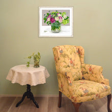 Load image into Gallery viewer, Fujico Framed Print, Flower Art Print, Digital Poster, Exhibition Poster, Wall Art Decor, Flower Print, Watercolor, N-22, M | prt-08