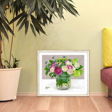 Load image into Gallery viewer, Fujico Framed Print, Flower Art Print, Digital Poster, Exhibition Poster, Wall Art Decor, Flower Print, Watercolor, N-22, M | prt-08