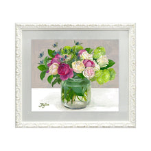 Load image into Gallery viewer, Fujico Framed Print, Flower Art Print, Digital Poster, Exhibition Poster, Wall Art Decor, Flower Print, Watercolor, N-22, S | prt-21