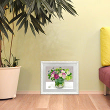 Load image into Gallery viewer, Fujico Framed Print, Flower Art Print, Digital Poster, Exhibition Poster, Wall Art Decor, Flower Print, Watercolor, N-22, S | prt-21