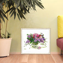 Load image into Gallery viewer, Fujico Framed Print, Flower Art Print, Digital Poster, Exhibition Poster, Wall Art Decor, Flower Print, Watercolor, T-23, M | prt-11
