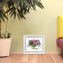 Load image into Gallery viewer, Fujico Framed Print, Flower Art Print, Digital Poster, Exhibition Poster, Wall Art Decor, Flower Print, Watercolor, T-23, S | prt-24