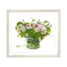 Load image into Gallery viewer, Fujico Framed Print, Flower Art Print, Digital Poster, Exhibition Poster, Wall Art Decor, Flower Print, Watercolor, T-31, M | prt-12