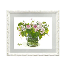 Load image into Gallery viewer, Fujico Framed Print, Flower Art Print, Digital Poster, Exhibition Poster, Wall Art Decor, Flower Print, Watercolor, T-31, S | prt-25