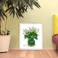 Load image into Gallery viewer, Fujico Framed Print, Flower Art Print, Digital Poster, Exhibition Poster, Wall Art Decor, Flower Print, Watercolor, X-16, M | prt-13