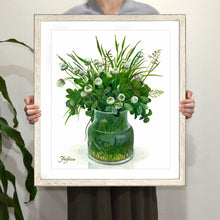 Load image into Gallery viewer, Fujico Framed Print, Flower Art Print, Digital Poster, Exhibition Poster, Wall Art Decor, Flower Print, Watercolor, X-16, M | prt-13