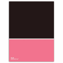 Load image into Gallery viewer, Accordian Fold Notebook A5 Black and Pink 7mm Ruled | cho-038
