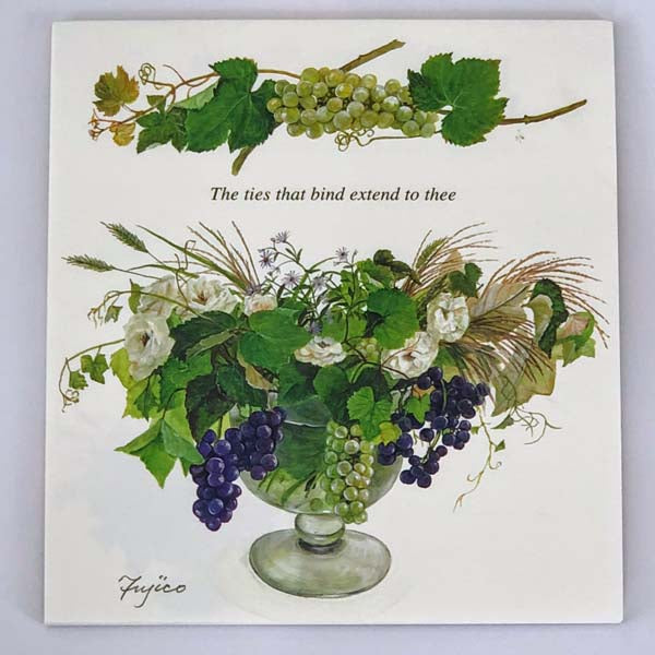 Stationery Paper Pad Grapes and Wild Grass | pd-441