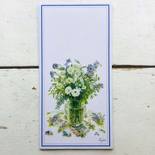 Load image into Gallery viewer, Envelope for a Gift of Money Fujico Hashimoto Blue Flowers Multipurpose | nsf-009
