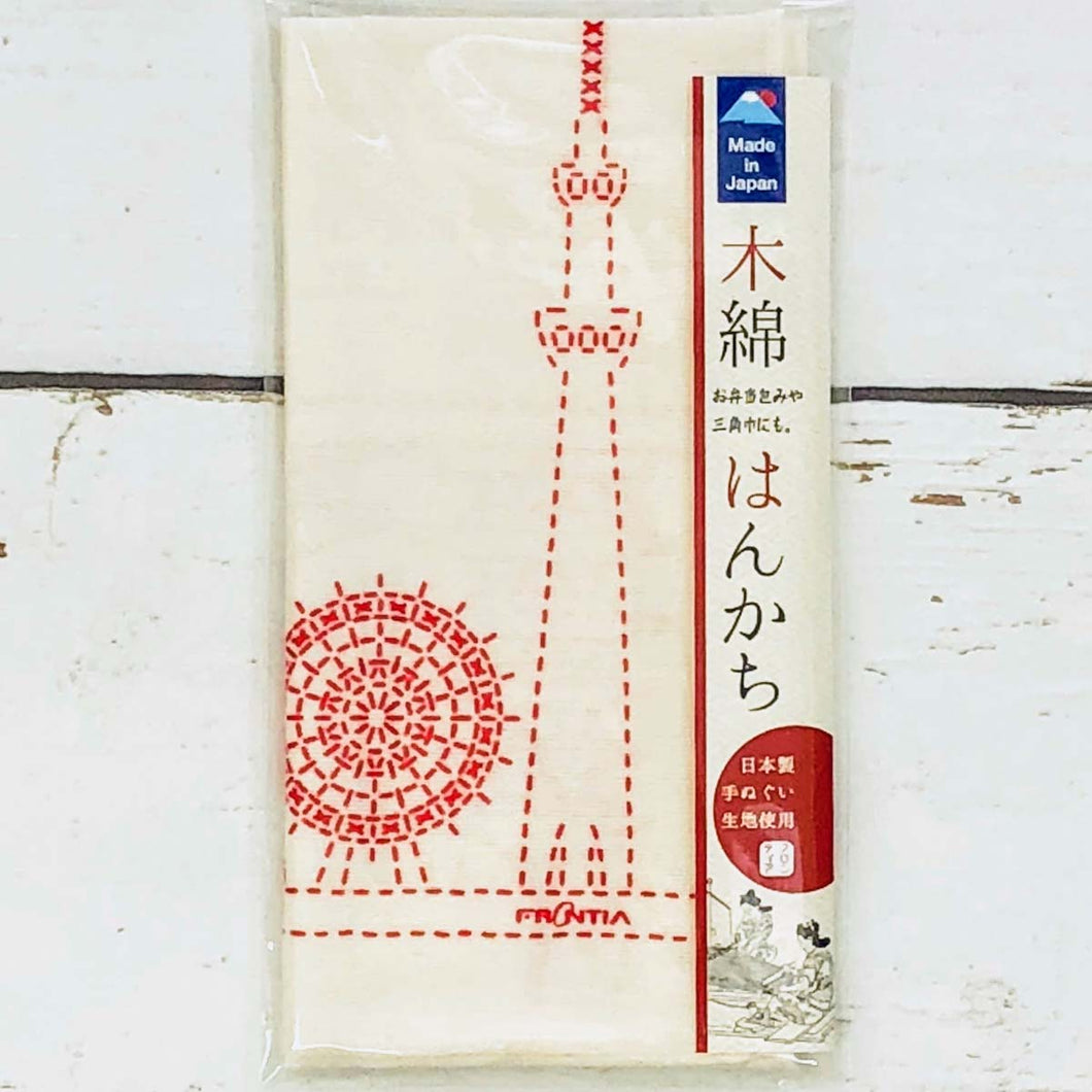 Cotton Handkerchief Embroidery | hkc-008