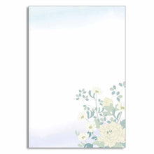 Load image into Gallery viewer, Seasons Postcard Mourning White and Yellow Flowers | mpc-047
