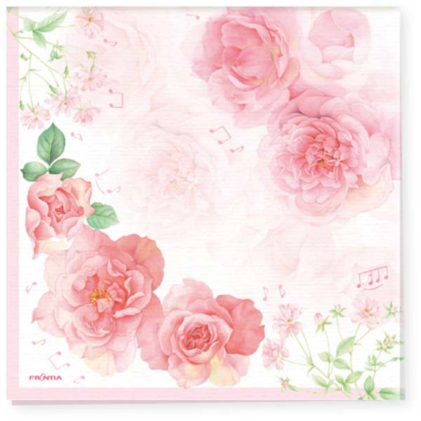 Paper Napkins Pink Roses Frontier | pnk-002