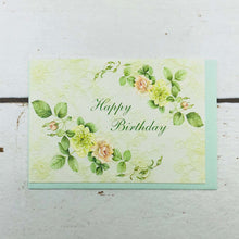 Load image into Gallery viewer, Mini Greeting Card Birthday Pink Rose | Mc-051
