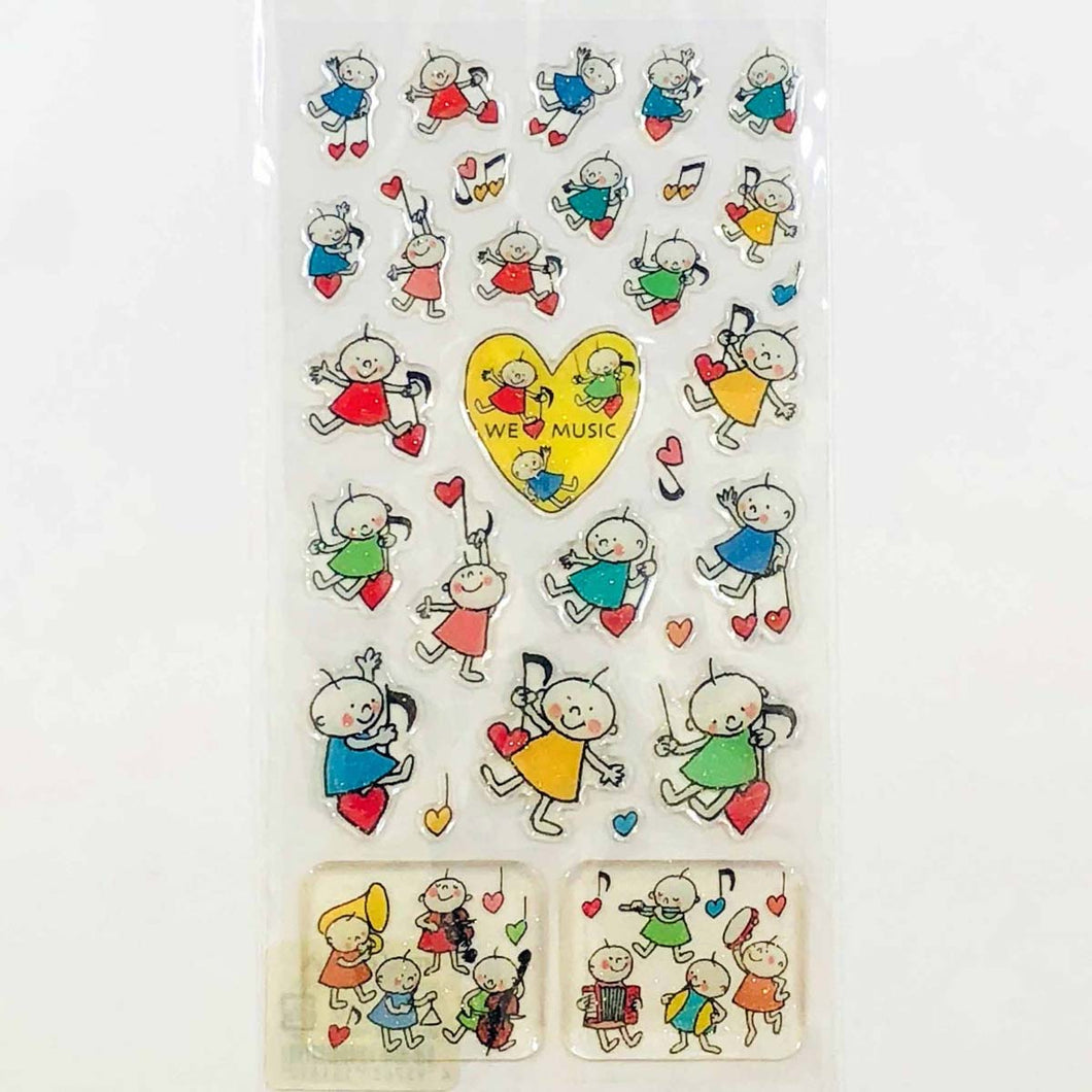 Sticker Quu Heart Note Clear Matte | sl-141