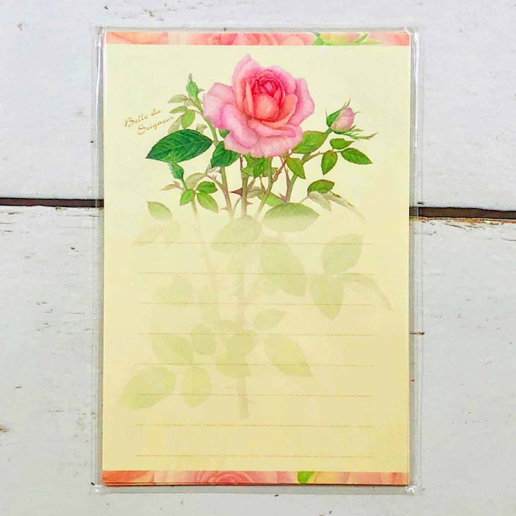 Message Postcard Multipurpose Pink Rose | pc-066