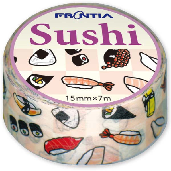 Masking Tape Sushi Illustration | msk-024