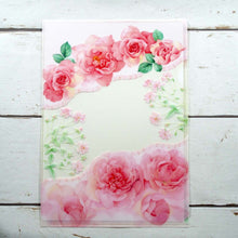 Load image into Gallery viewer, Clear Folder A4 Pink Rose | cf-030
