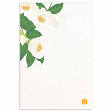 Load image into Gallery viewer, Seasons Postcard Mid-winter Greetings White Camellia | kpc-017
