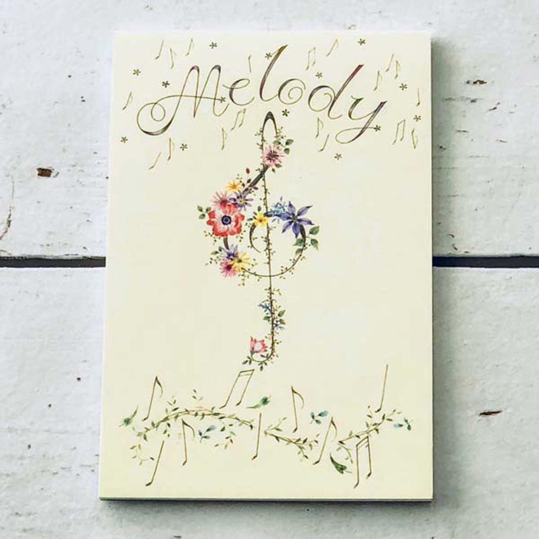 Postcard Pad Melody | hgs-143