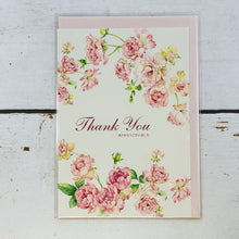 Load image into Gallery viewer, Greeting Card Thank You Pink Rose | cd-307

