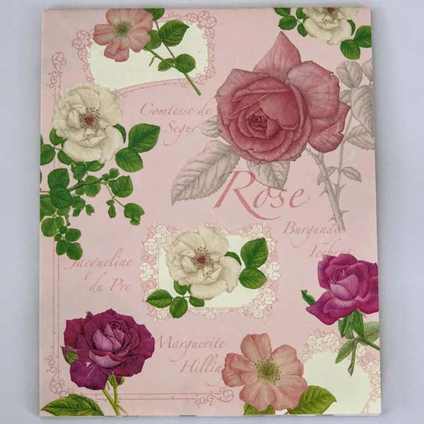 Stationery Paper Pad Rose Sketch | pd-434