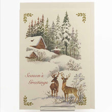 Load image into Gallery viewer, Greeting Card Christmas Card Classic Mountain Hut | xcd-258
