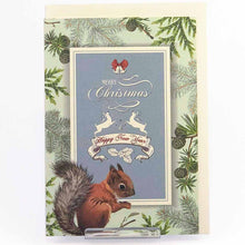 Load image into Gallery viewer, Greeting Card Christmas Card Classic Baby Squirrel | xcd-259
