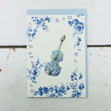 Load image into Gallery viewer, Mini Greeting Card Multipurpose Blue Music | Mc-069

