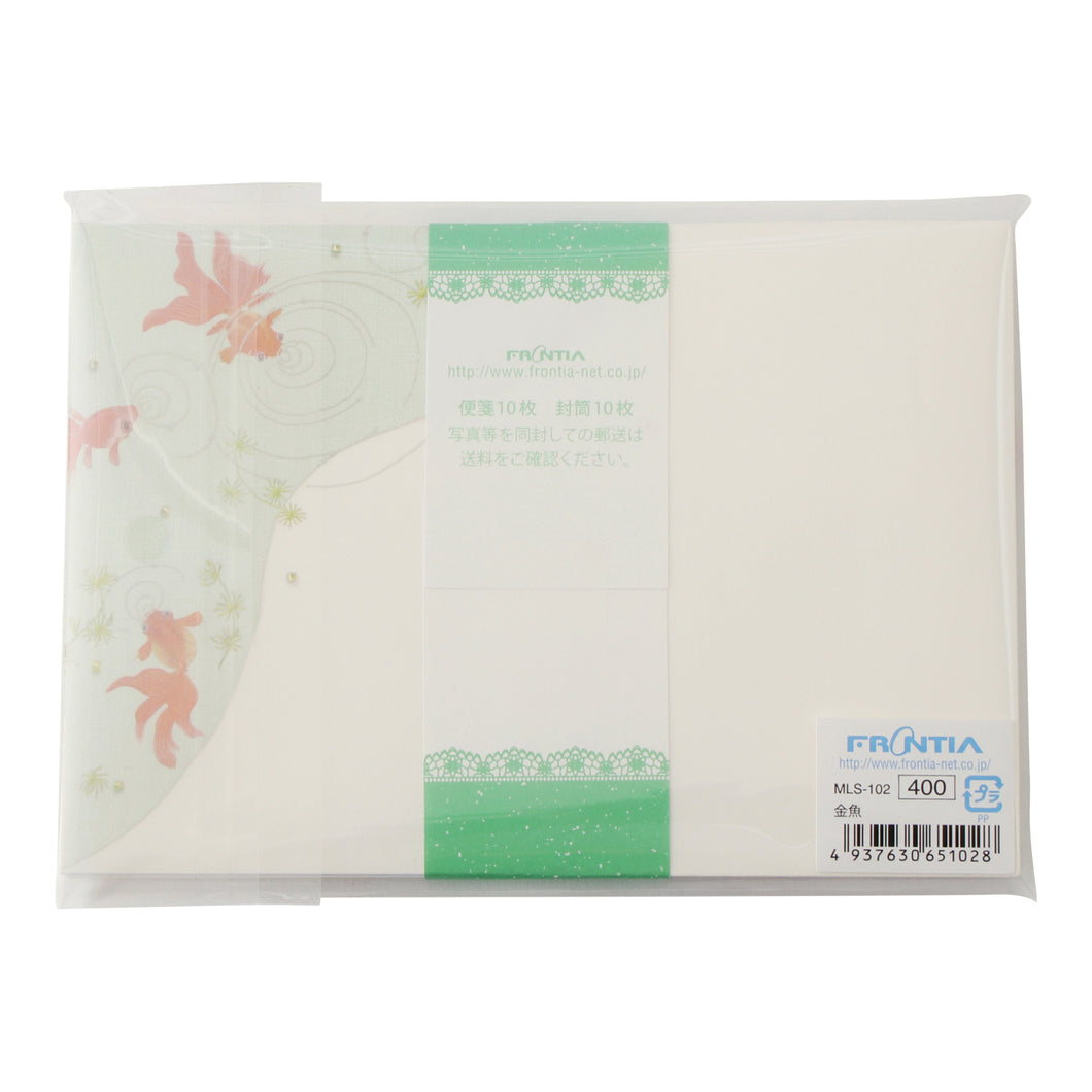 Note Cards and Envelopes Set Goldfish | mls-102