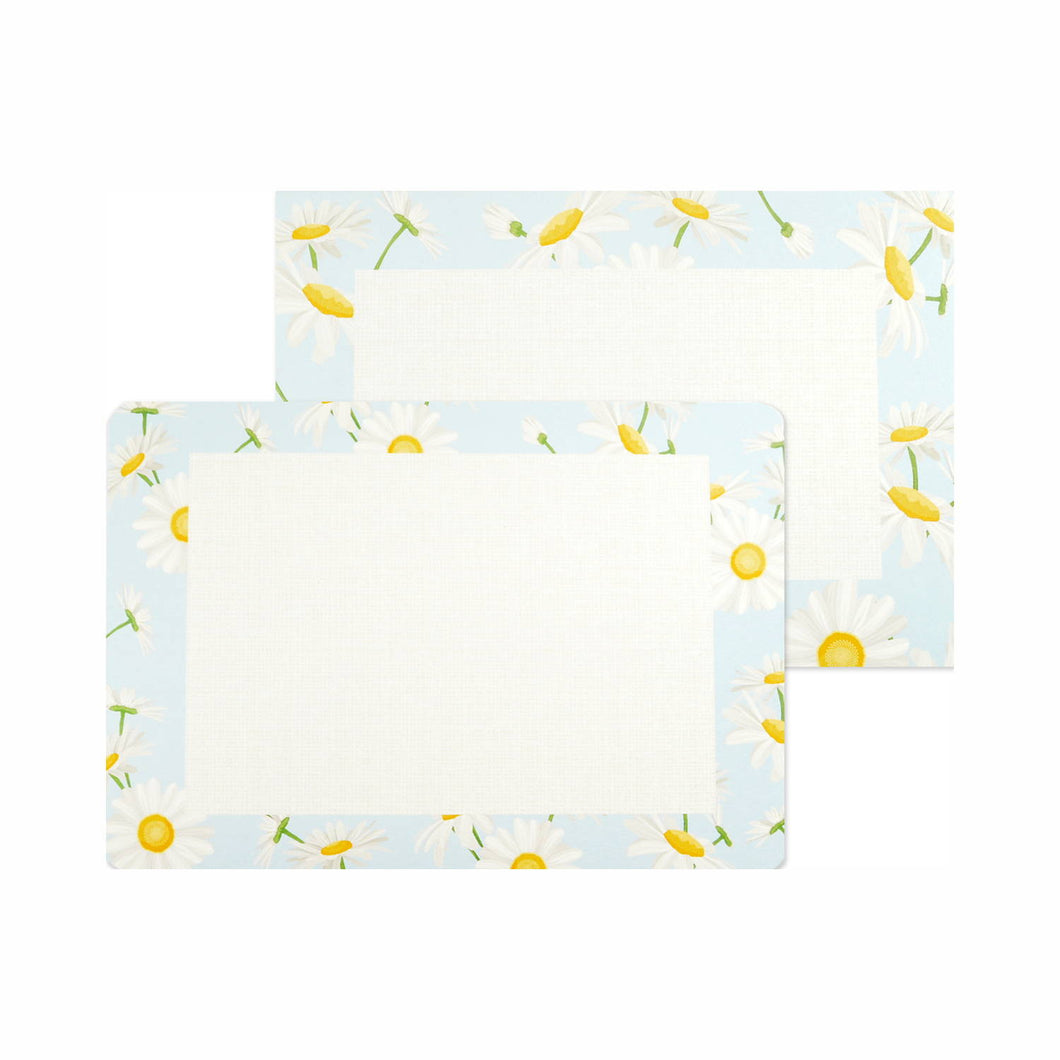 Note Cards and Envelopes Set Sky Blue and Daisy | mls-118